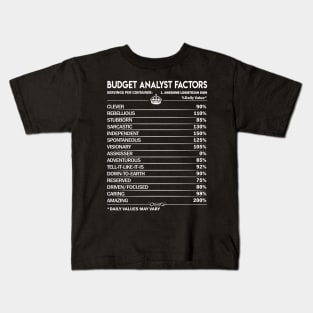 Budget Analyst T Shirt - Budget Analyst Factors Daily Gift Item Tee Kids T-Shirt